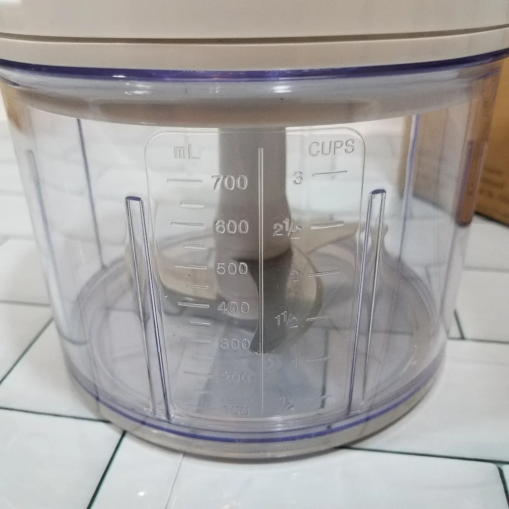 Pampered Chef Manual Food Processor 2581 3 Cup